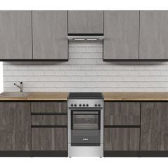 Кухонный гарнитур Симфония мега 2500 мм в Чебаркуле - chebarkul.mebel24.online | фото 3