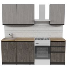 Кухонный гарнитур Симфония стандарт 1600 мм в Чебаркуле - chebarkul.mebel24.online | фото 3