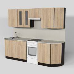 Кухонный гарнитур Симона базис 2400 в Чебаркуле - chebarkul.mebel24.online | фото 2
