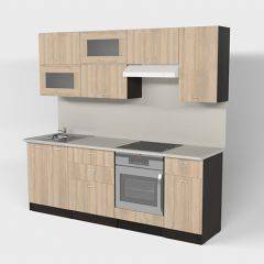 Кухонный гарнитур Симона компакт 2200 в Чебаркуле - chebarkul.mebel24.online | фото 2