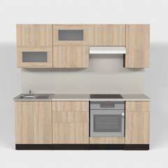Кухонный гарнитур Симона компакт 2200 в Чебаркуле - chebarkul.mebel24.online | фото 3