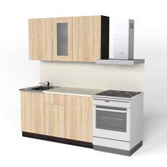 Кухонный гарнитур Симона медиум 1400 в Чебаркуле - chebarkul.mebel24.online | фото 2