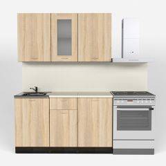 Кухонный гарнитур Симона медиум 1400 в Чебаркуле - chebarkul.mebel24.online | фото 3