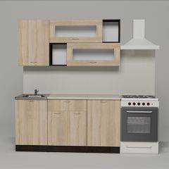 Кухонный гарнитур Симона стандарт 1600 в Чебаркуле - chebarkul.mebel24.online | фото 3