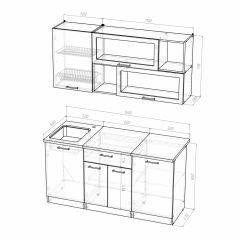 Кухонный гарнитур Симона стандарт 1600 в Чебаркуле - chebarkul.mebel24.online | фото 4