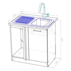 Кухонный гарнитур Сюита прайм 400 1100х2000 мм в Чебаркуле - chebarkul.mebel24.online | фото 16