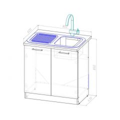 Кухонный гарнитур Виола экстра 3000 мм в Чебаркуле - chebarkul.mebel24.online | фото 20
