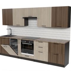 Кухонный гарнитур Яшма 3000 мм в Чебаркуле - chebarkul.mebel24.online | фото 4