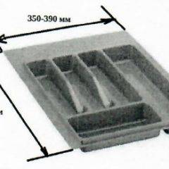 Лоток для столовых приборов 350-390 380-490 (SV-Мебель) в Чебаркуле - chebarkul.mebel24.online | фото 2