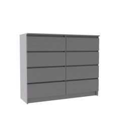 МОРИ МК 1200.8 Комод (графит) в Чебаркуле - chebarkul.mebel24.online | фото 2