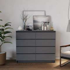МОРИ МК 1200.8 Комод (графит) в Чебаркуле - chebarkul.mebel24.online | фото