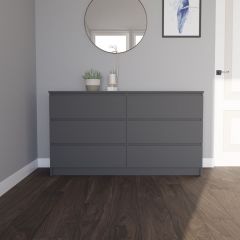 МОРИ МК 1380.6 Комод (графит) в Чебаркуле - chebarkul.mebel24.online | фото