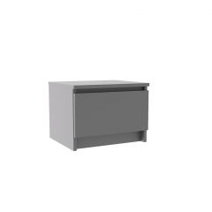 МОРИ ТПМ 400.1 Тумба прикроватная (графит) в Чебаркуле - chebarkul.mebel24.online | фото 2