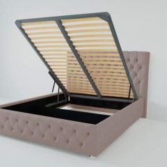 Кровать Версаль с ПМ 1800 (велюр темно-серый) в Чебаркуле - chebarkul.mebel24.online | фото 2