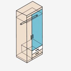 НИКА Н10з Шкаф для одежды в Чебаркуле - chebarkul.mebel24.online | фото 4