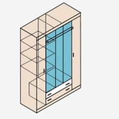 НИКА Н13 Шкаф для одежды в Чебаркуле - chebarkul.mebel24.online | фото 5