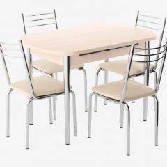 Комплект Вегас (стол+4 стула) в Чебаркуле - chebarkul.mebel24.online | фото 1