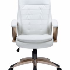 Офисное кресло для руководителей DOBRIN DONALD LMR-106B белый в Чебаркуле - chebarkul.mebel24.online | фото