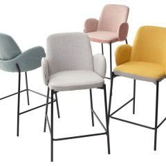 Полубарный стул NYX (H=65cm) VF113 светлая мята / VF115 серо-зеленый М-City в Чебаркуле - chebarkul.mebel24.online | фото 2