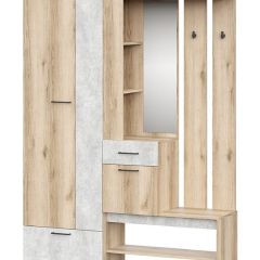 ФАВОРИТ 1 Прихожая (Дуб Делано/Цемент Светлый) в Чебаркуле - chebarkul.mebel24.online | фото 2