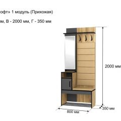 ОЛЬГА-ЛОФТ 1 Прихожая в Чебаркуле - chebarkul.mebel24.online | фото 4