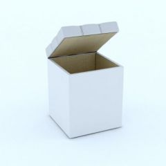 Пуф КВАДРО Белый в Чебаркуле - chebarkul.mebel24.online | фото 3