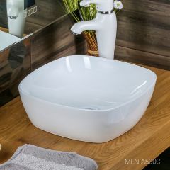 Раковина MELANA MLN-A500C в Чебаркуле - chebarkul.mebel24.online | фото
