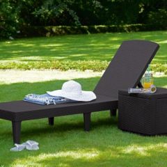 Шезлонг Джайпур (Jaipur Sun lounger) виски-коричневый в Чебаркуле - chebarkul.mebel24.online | фото 2