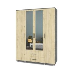 ЕВА Шкаф 4-х дверный Е43 в Чебаркуле - chebarkul.mebel24.online | фото 7