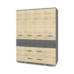 ВИОРА Шкаф 4-х дверный В43 в Чебаркуле - chebarkul.mebel24.online | фото 5