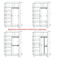 Шкаф-купе 1400 серии SOFT D1+D3+B2+PL1 (2 ящика+1штанга) профиль «Графит» в Чебаркуле - chebarkul.mebel24.online | фото 7