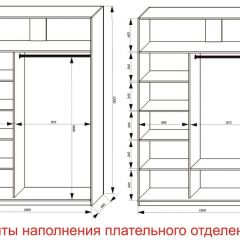 Шкаф-купе 1600 серии SOFT D6+D4+B2+PL2 (2 ящика+1штанга+1 полка) профиль «Капучино» в Чебаркуле - chebarkul.mebel24.online | фото 8