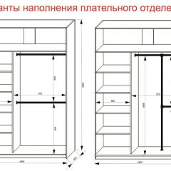 Шкаф-купе 1600 серии SOFT D6+D4+B2+PL2 (2 ящика+1штанга+1 полка) профиль «Капучино» в Чебаркуле - chebarkul.mebel24.online | фото 9