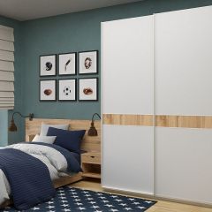 Шкаф-купе 1800 серии SOFT D6+D6+B2+PL3 (2 ящика+2штанги) профиль «Капучино» в Чебаркуле - chebarkul.mebel24.online | фото 5