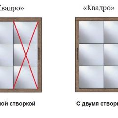 Шкаф-купе №19 Серия 3 Квадро (1500) Ясень Анкор светлый в Чебаркуле - chebarkul.mebel24.online | фото 3