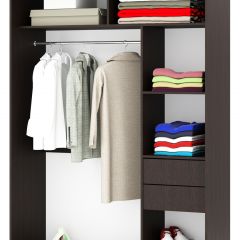 Шкаф-купе Фаворит 1.5 серия Альянс (Венге) в Чебаркуле - chebarkul.mebel24.online | фото 2