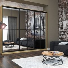 Шкаф-купе Лофт 3000 Шк30-47 (Дуб Сонома) в Чебаркуле - chebarkul.mebel24.online | фото 9