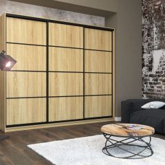 Шкаф-купе Лофт 3000 Шк30-60 (Дуб Сонома) в Чебаркуле - chebarkul.mebel24.online | фото 7