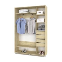 РОЛАНД Шкаф-купе Ирландский дуб (450*1400) Р441 в Чебаркуле - chebarkul.mebel24.online | фото 5