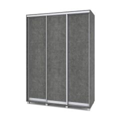 РОЛАНД Шкаф-купе Камень темный (600*1700) Р671 в Чебаркуле - chebarkul.mebel24.online | фото 1