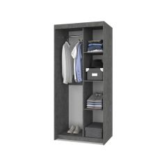 ТОМАС Шкаф-купе Камень темный - Ирландский дуб Т21 в Чебаркуле - chebarkul.mebel24.online | фото 2