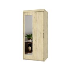 ТОМАС Шкаф-купе с зеркалом Ирландский дуб Т22 в Чебаркуле - chebarkul.mebel24.online | фото