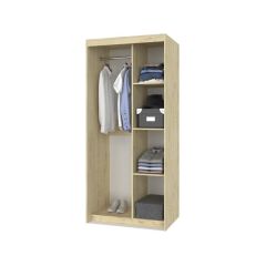 ТОМАС Шкаф-купе с зеркалом Ирландский дуб Т22 в Чебаркуле - chebarkul.mebel24.online | фото 2