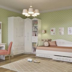 KI-KI СД450.1 Стеллаж 450 с ящ (белый/белое дерево) в Чебаркуле - chebarkul.mebel24.online | фото 3