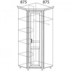 Шкаф угловой №862 "Ралли" (Угол 875*875) в Чебаркуле - chebarkul.mebel24.online | фото 2