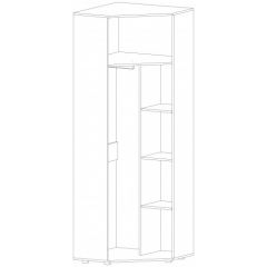 ИНФИНИТИ Прихожая Шкаф угловой (Ясень шимо комб.) в Чебаркуле - chebarkul.mebel24.online | фото 2
