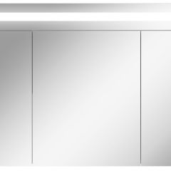 Шкаф-зеркало Аврора 100 с подсветкой LED Домино (DV8012HZ) в Чебаркуле - chebarkul.mebel24.online | фото