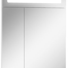 Шкаф-зеркало Аврора 60 с подсветкой LED Домино (DV8005HZ) в Чебаркуле - chebarkul.mebel24.online | фото