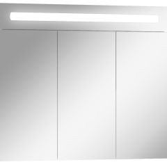 Шкаф-зеркало Аврора 80 с подсветкой LED Домино (DV8009HZ) в Чебаркуле - chebarkul.mebel24.online | фото