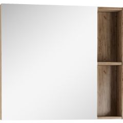 Шкаф-зеркало Craft 80 левый/правый Домино (DCr2204HZ) в Чебаркуле - chebarkul.mebel24.online | фото